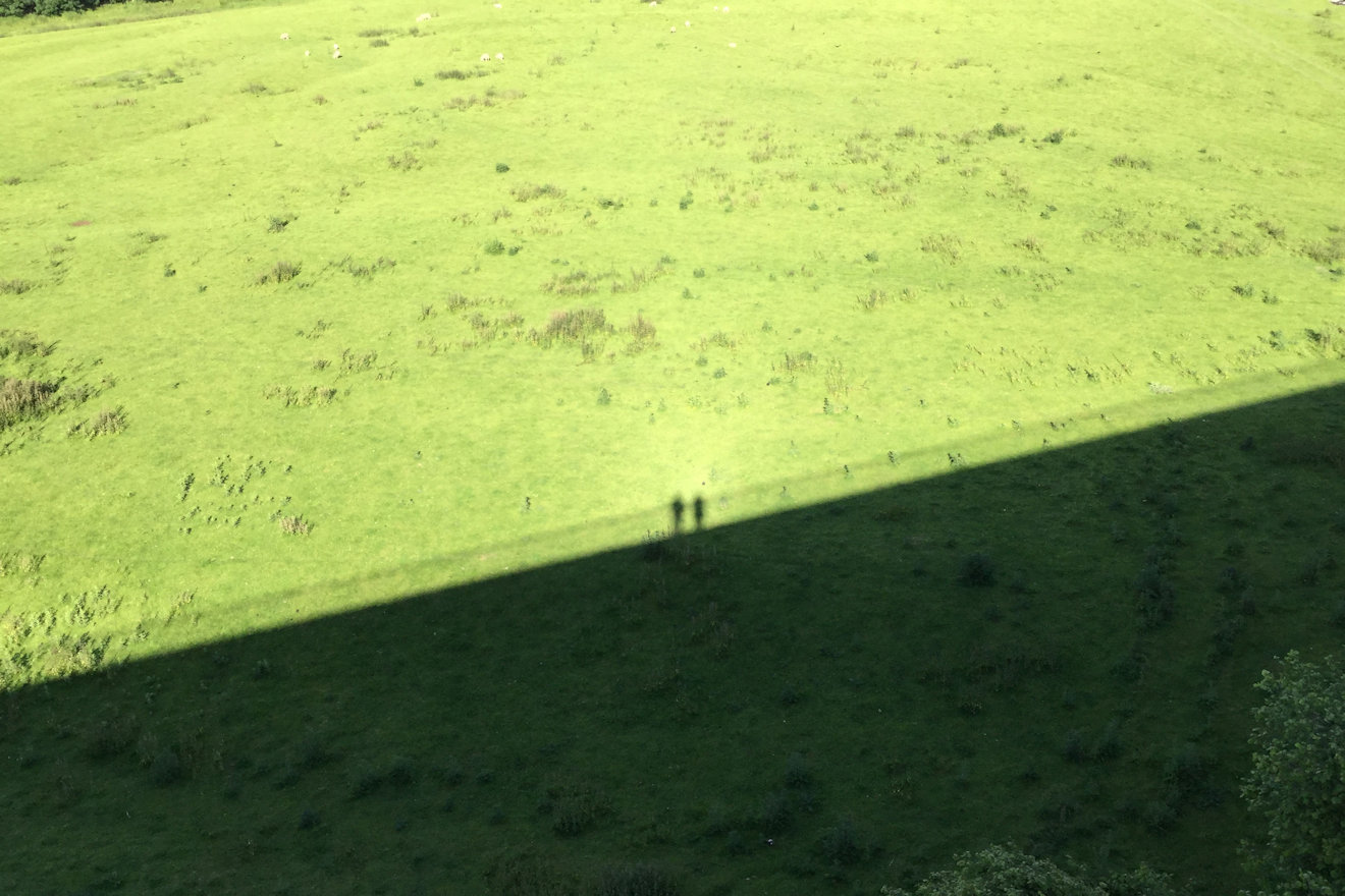 107 Our Shadows at Chirk photograph